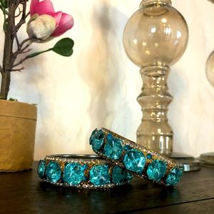 2 Bracelets, Bangles - gorgeous turquoise NEW